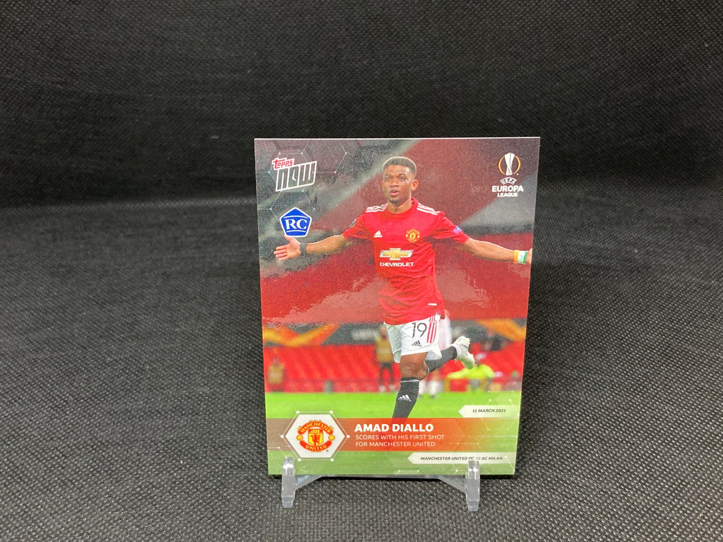 Topps Now - UEFA EL - 2021 - Card 001 - Amad Diallo - Manchester United - Rookie